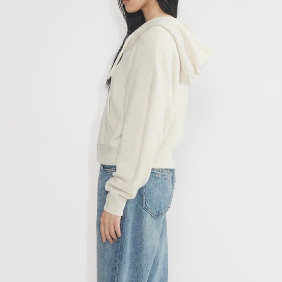 Aritzia TNA color Heather Birch Peyton Zip Hoodie - Picture 6 of 7